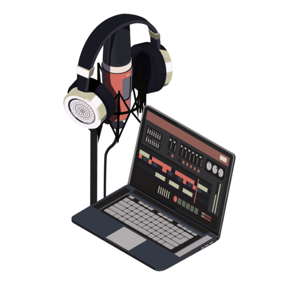 Recording Service Illustration